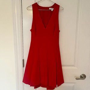 Elizabeth and James Sabine Fit & Flare Red Dress